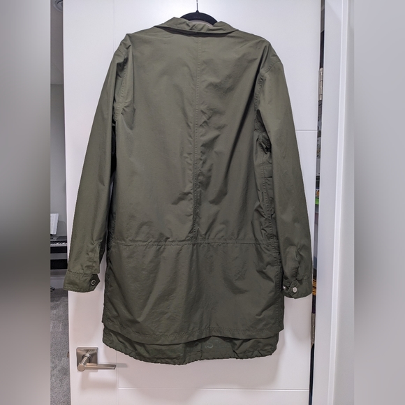 CROOKS & CASTLES Olive Green trench coat / rain coat - Picture 3 of 16